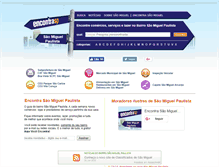 Tablet Screenshot of encontrasaomiguel.com.br